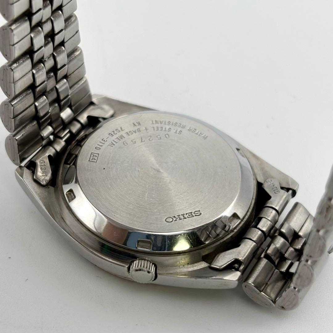 SEIKO 5 7S26-3110 シルバー デイデイト 自動巻き ヴィンテージ