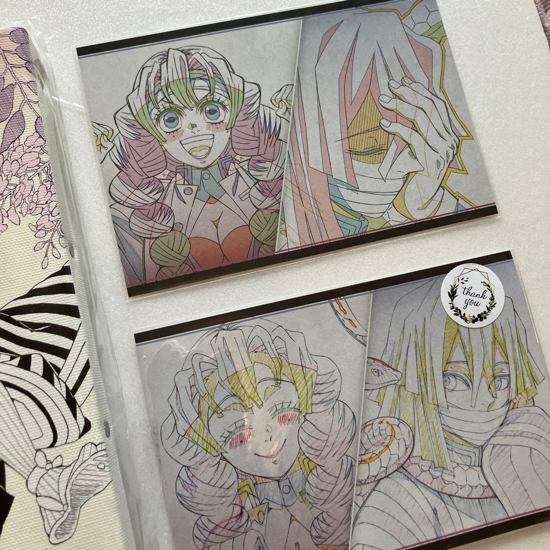 鬼滅の刃　原画展　アートボード 伊黒小芭内 甘露寺蜜璃 新品未開封 オマケ付き