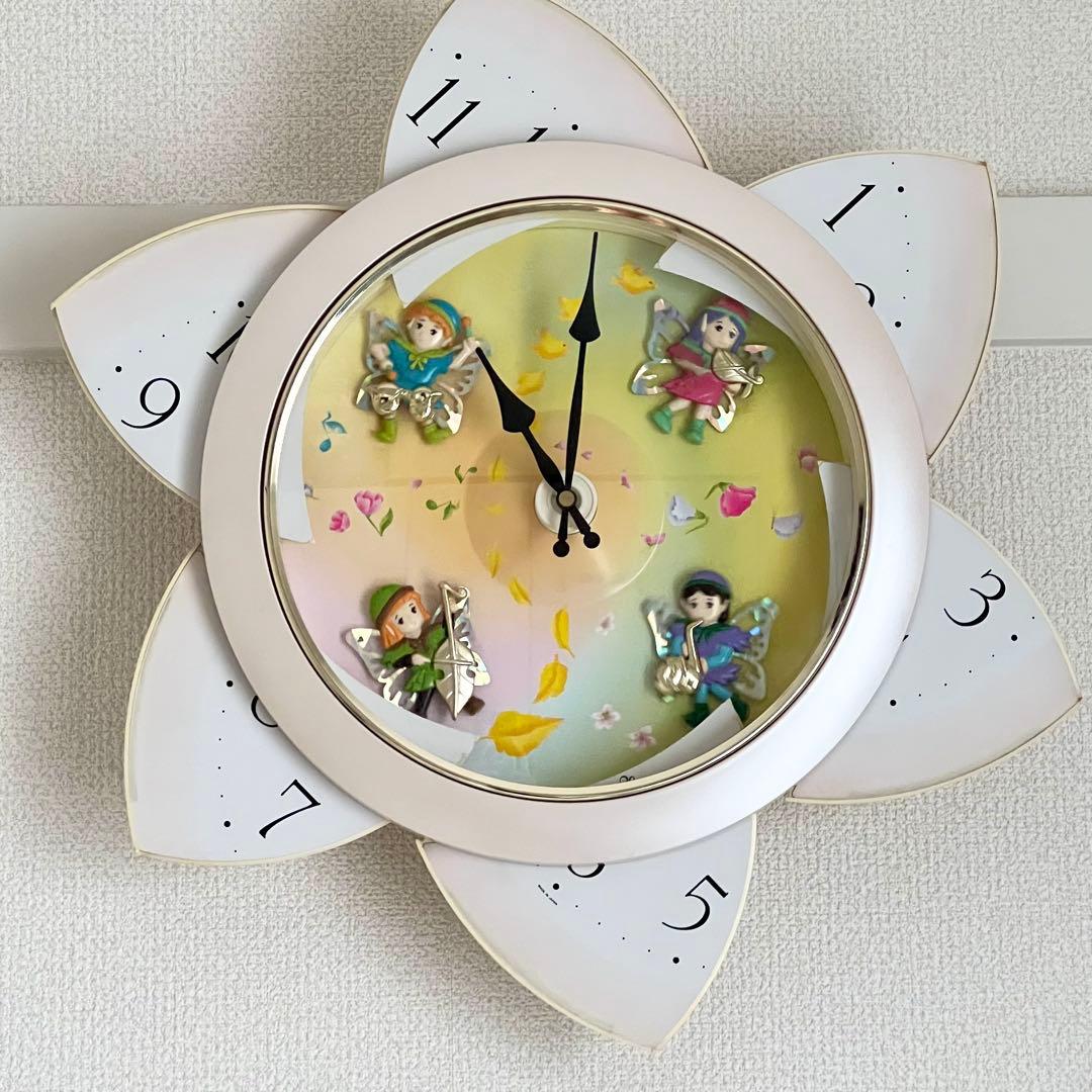 ★希少★からくり時計 スモールワールド エクロール リズム 掛け時計