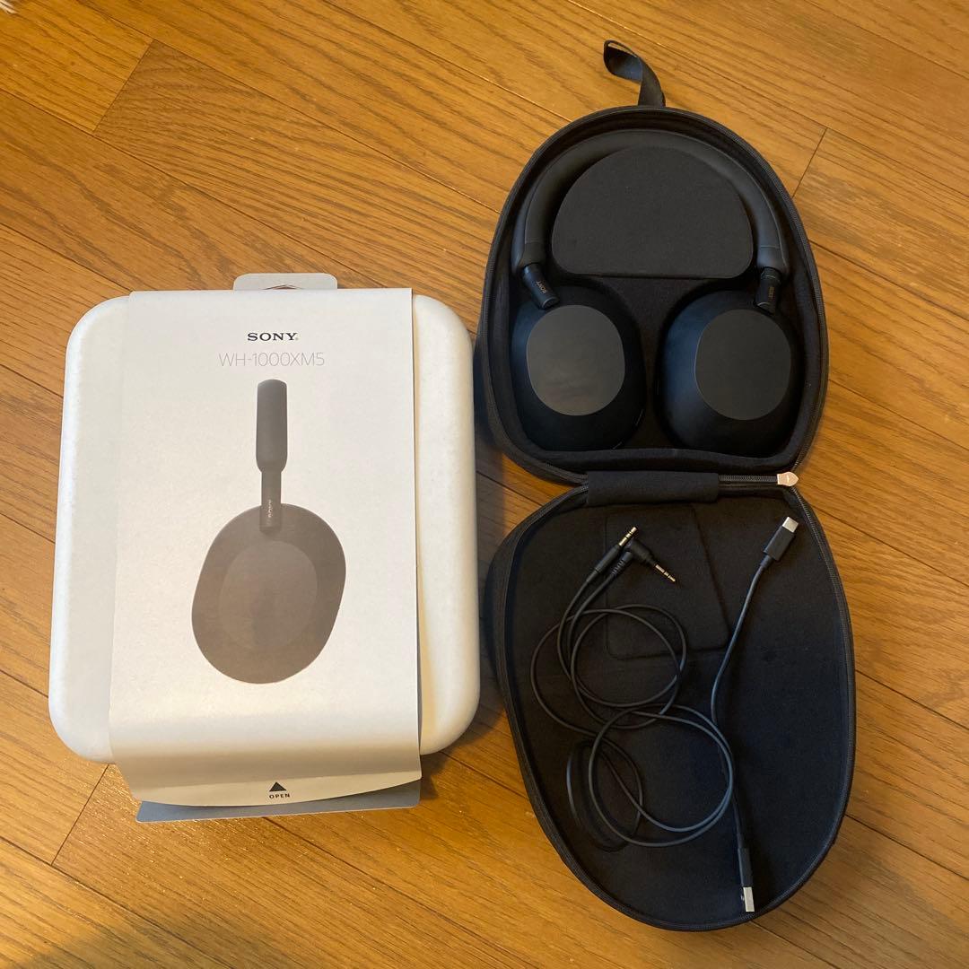 WH-1000XM5 ブラック【箱あり】【付属品全てあり】 SONY WH-1000XM5
