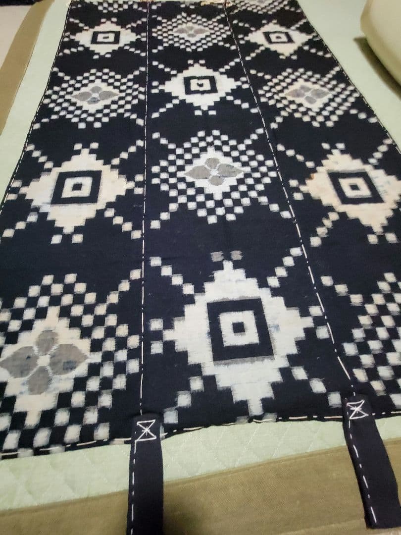 藍染め 古布 木綿 芸術 高級手芸品 155 × 98cm 壁掛け 新商品】古布 ×