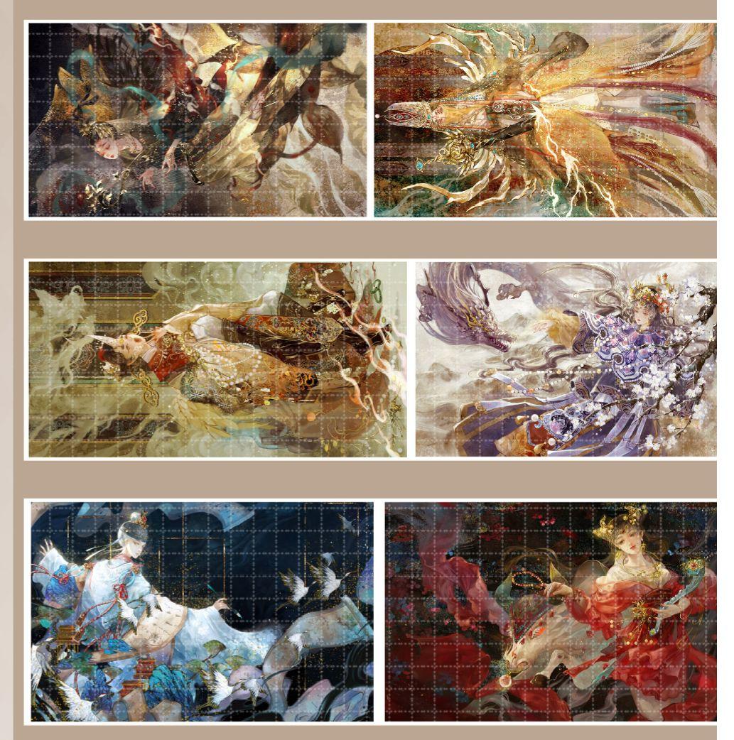 J418＃敦煌系列(霓虹光)玉玉卿切り売り海外人物マステ J418＃敦煌系列(