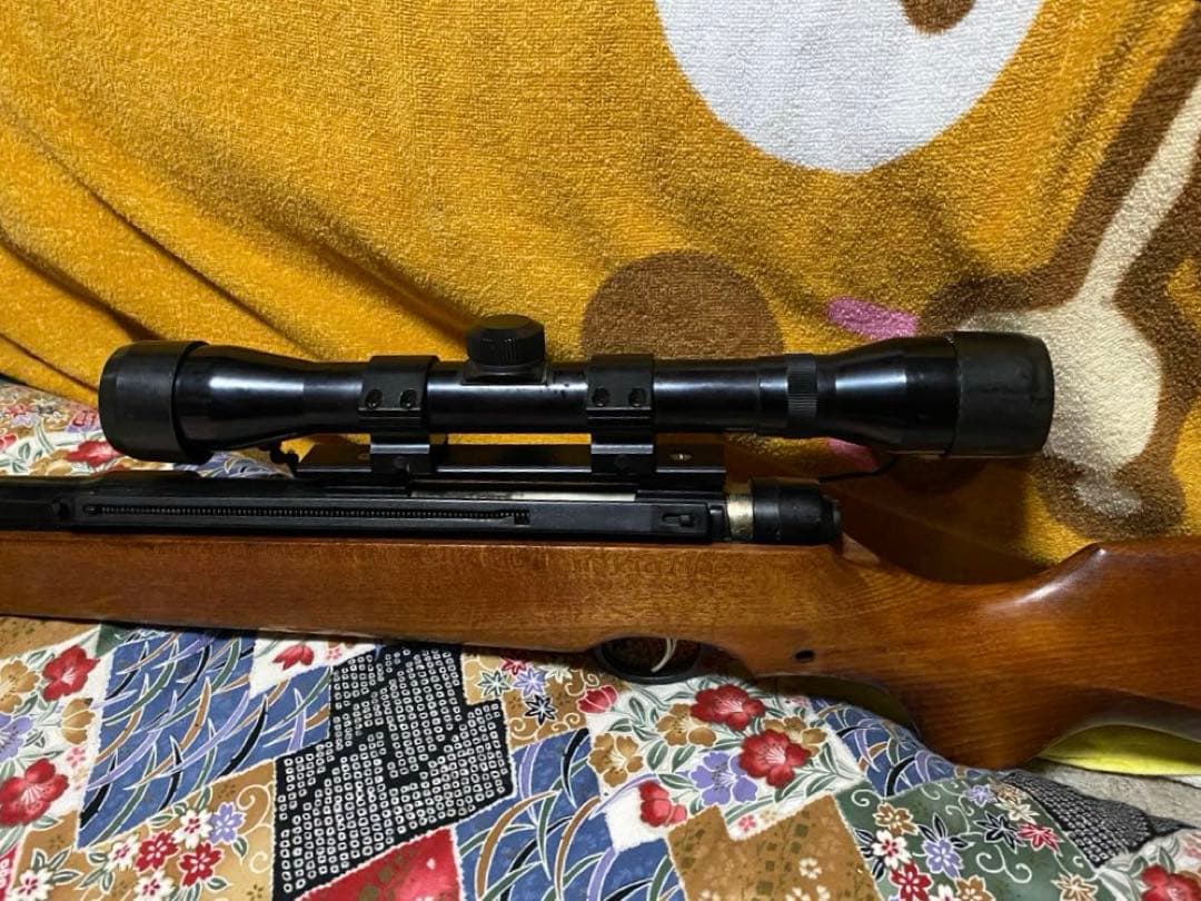 ゴ*ド様 当時物マルコシスーパー9 フルカスタム 木製ウッド、スコープ付き