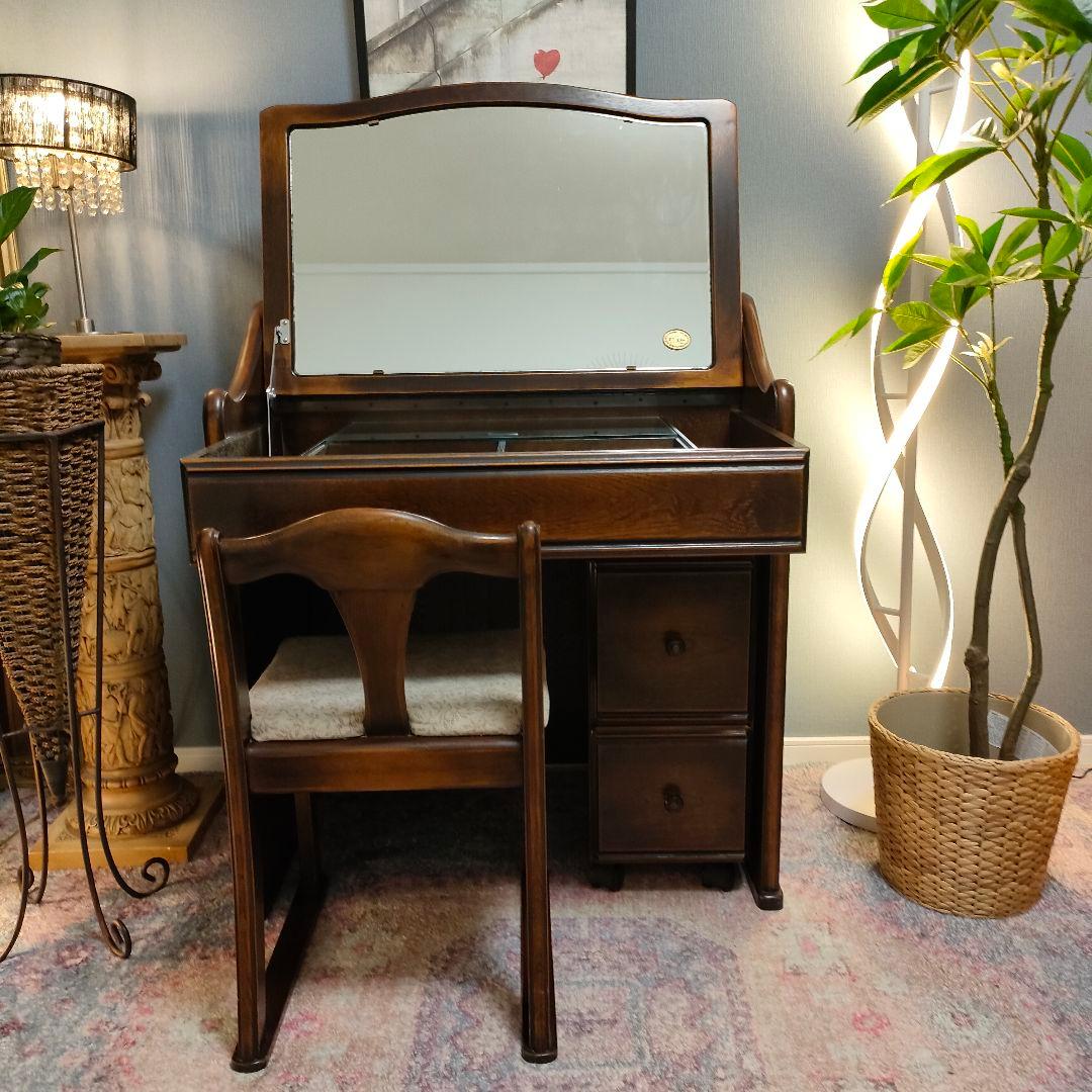 たろいも様専用】ATLANTA ドレッサー ＆ワゴン 鏡付き収納デスク