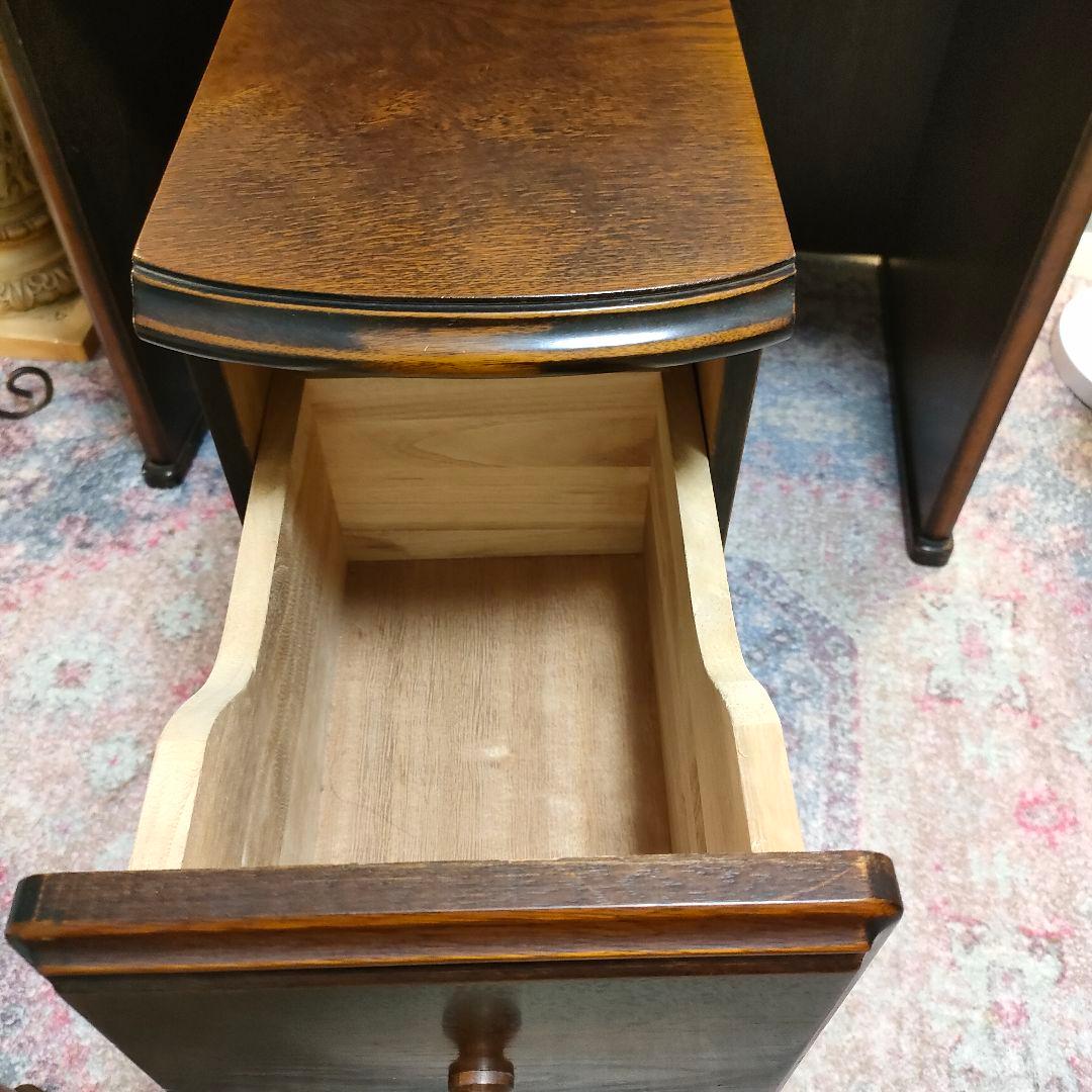 たろいも様専用】ATLANTA ドレッサー ＆ワゴン 鏡付き収納デスク