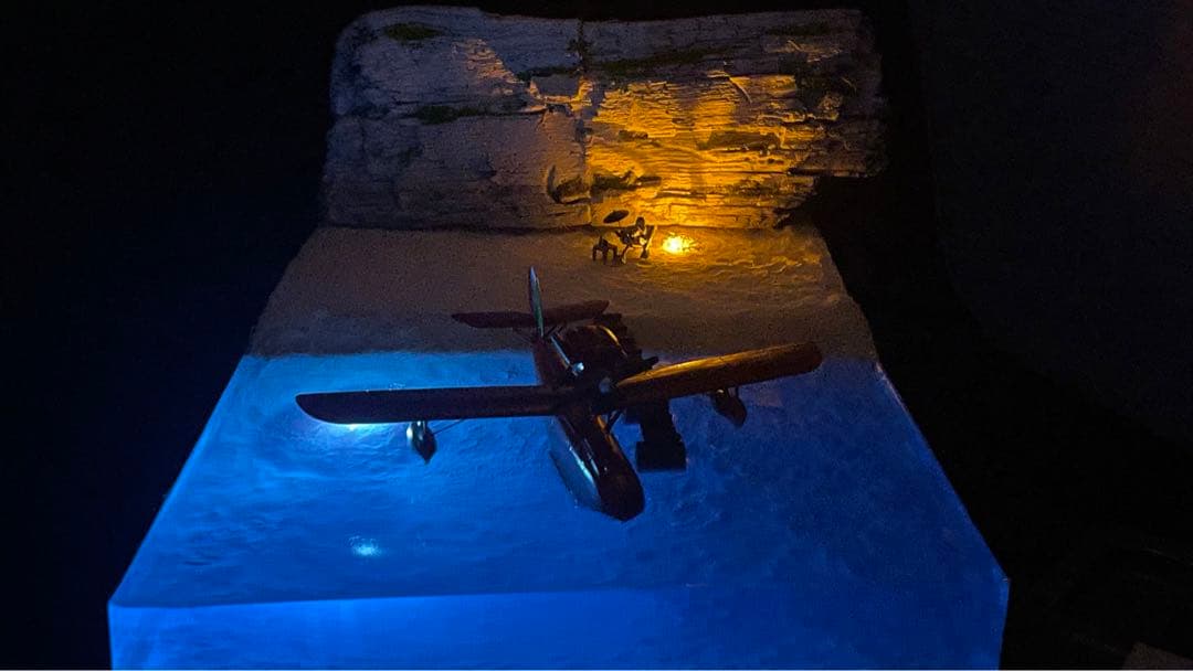 テンテン様　紅の豚　ポルコの隠れ家　ジオラマ