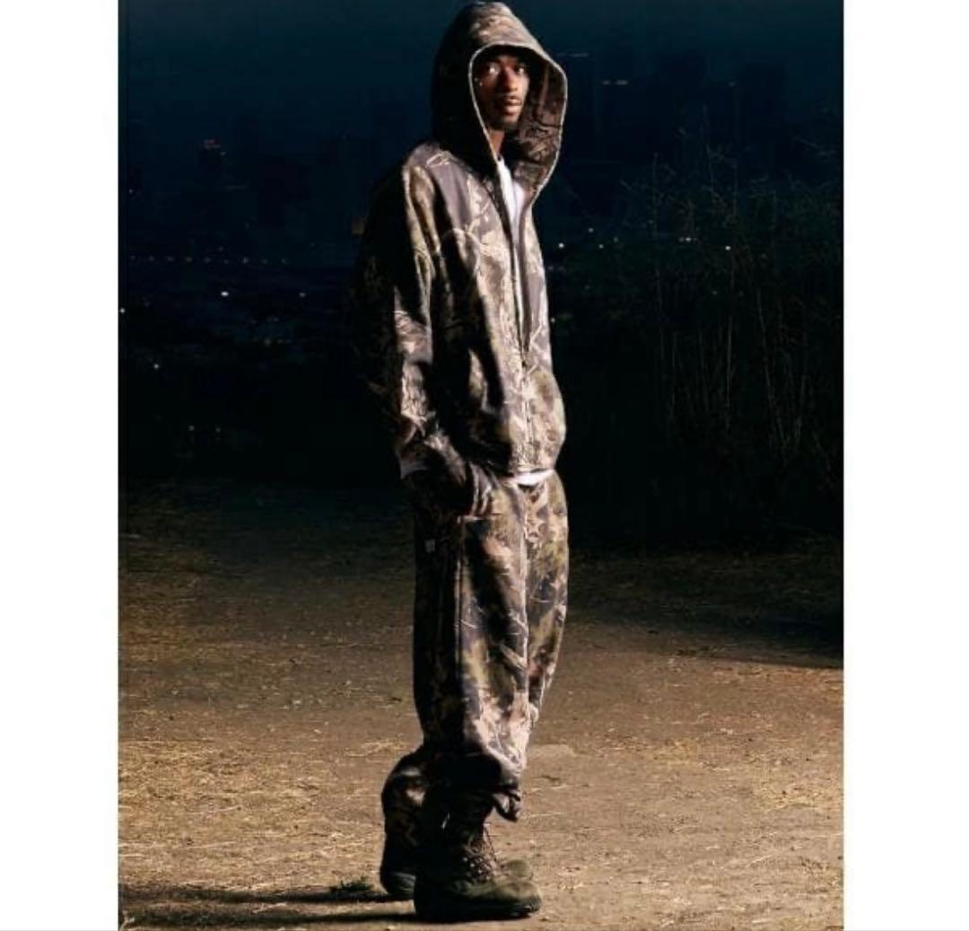 期間限定セール　PRO CLUB カモフラージュ フード付きパーカー