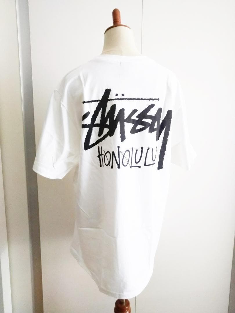残1☆ステューシー STUSSY HONOLULU Tシャツ ハワイ限定 M 白 - メルカリ