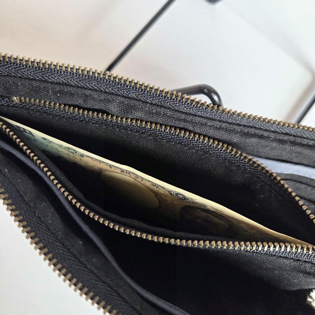 JUNE様　かさばらない長財布　L字ファスナー長財布　ハンドメイド