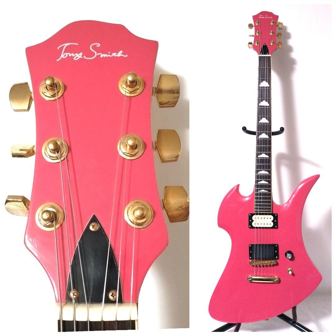 美品 Tony Smith トニースミス モッキンバードタイプ ピンク HIDE