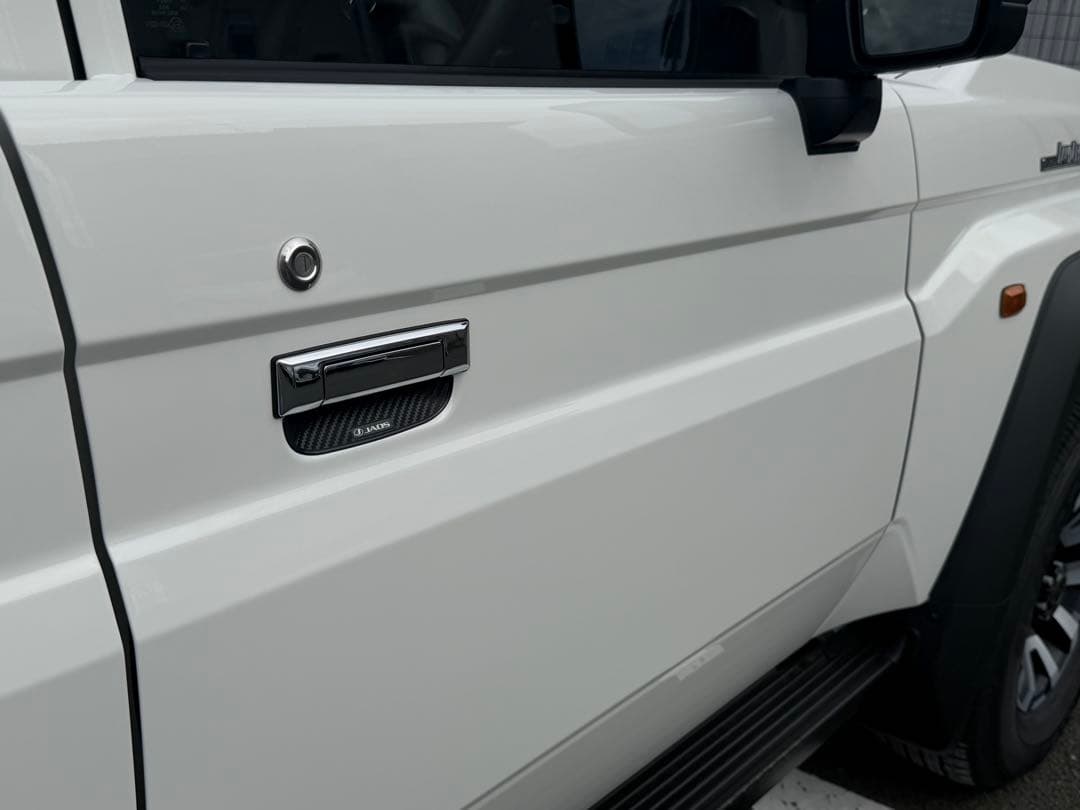 JAOS ドアハンドルプロテクター カーボン調 ランドクルーザー 70 JAOS