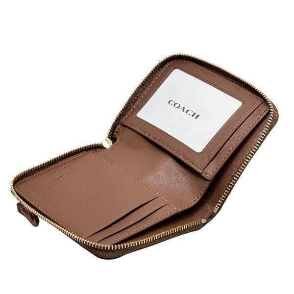 初売り　コーチ二折 財布 ★COACH★ スモール ジップアラウンドSNOOPY