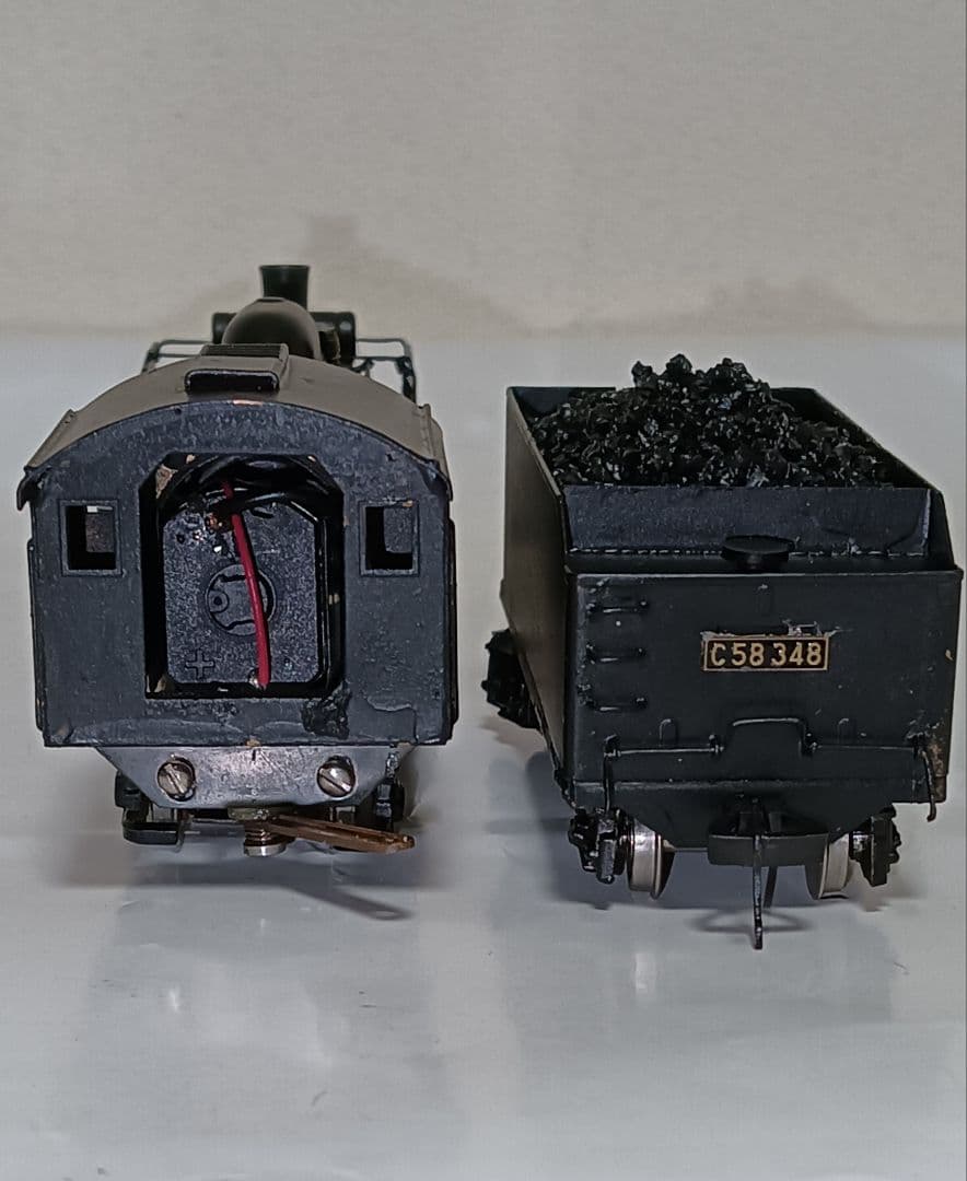 HOゲージ 宮沢模型 Ｃ58蒸気機関車、メンテナンス済、走行します。