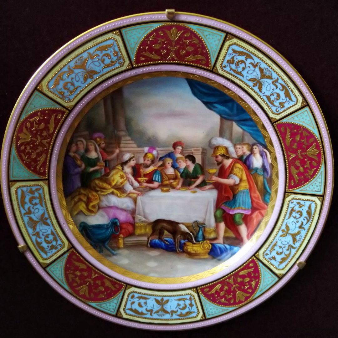 ✤ヴィエナスタイル✤額装絵皿【トミュリス】