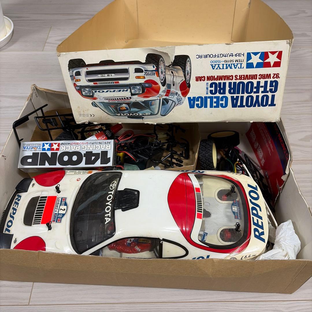 タミヤ 1/10【 トヨタ・セリカ GT-FOUR 電動RC四輪駆動ラリーカー