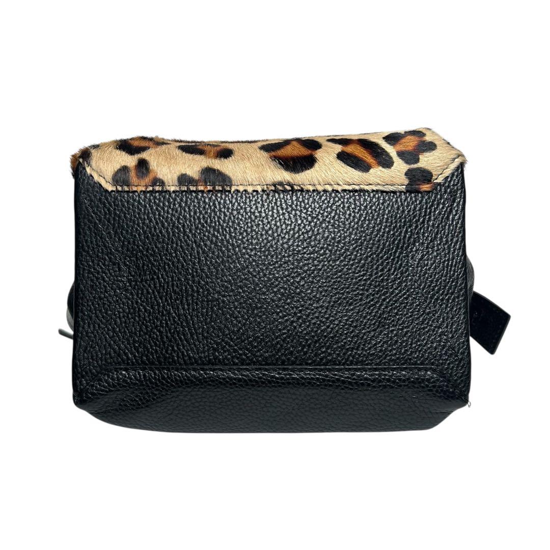 GIANNI CHIARINI ジャンニキアリーニ ハラコレオパードハンドバッグ