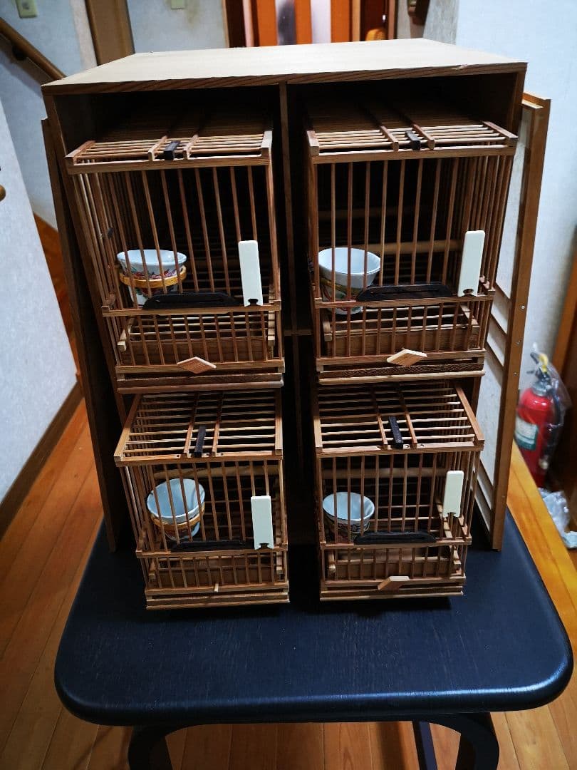 【3日間限定値下げ中】　メジロ籠/ホオジロ籠&寝かせ籠《高級品/職人籠》