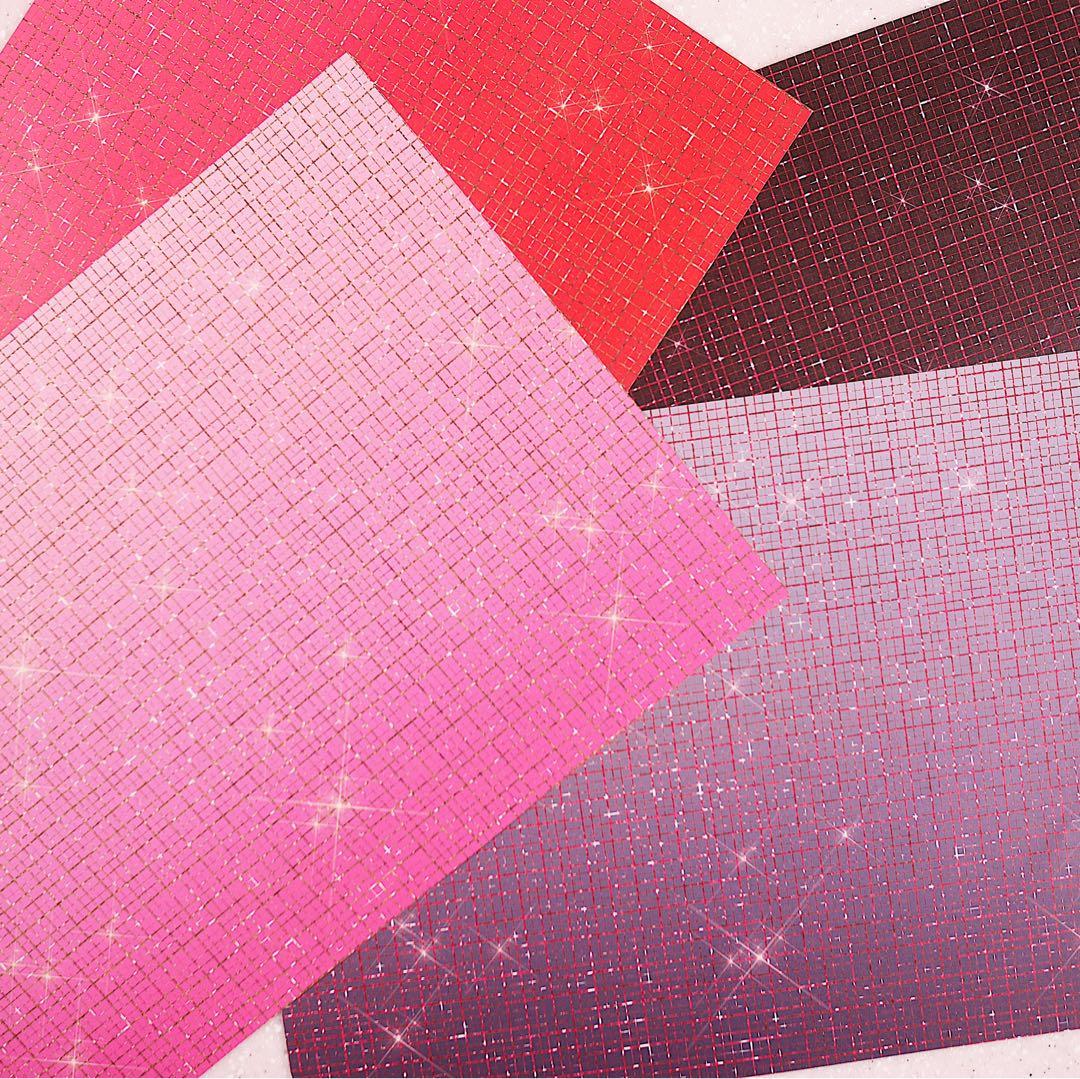 ザクザクまばゆい♡ラメデザペset 80枚 A4 デザインペーパー