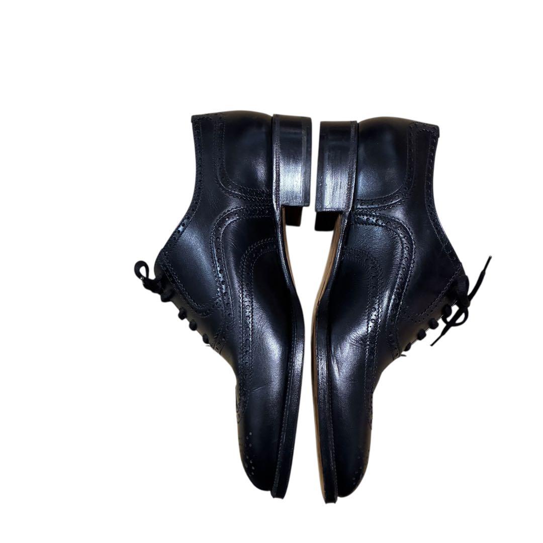 TANINO CRISCI ウィングチップ ブラック ドレスシューズ 7