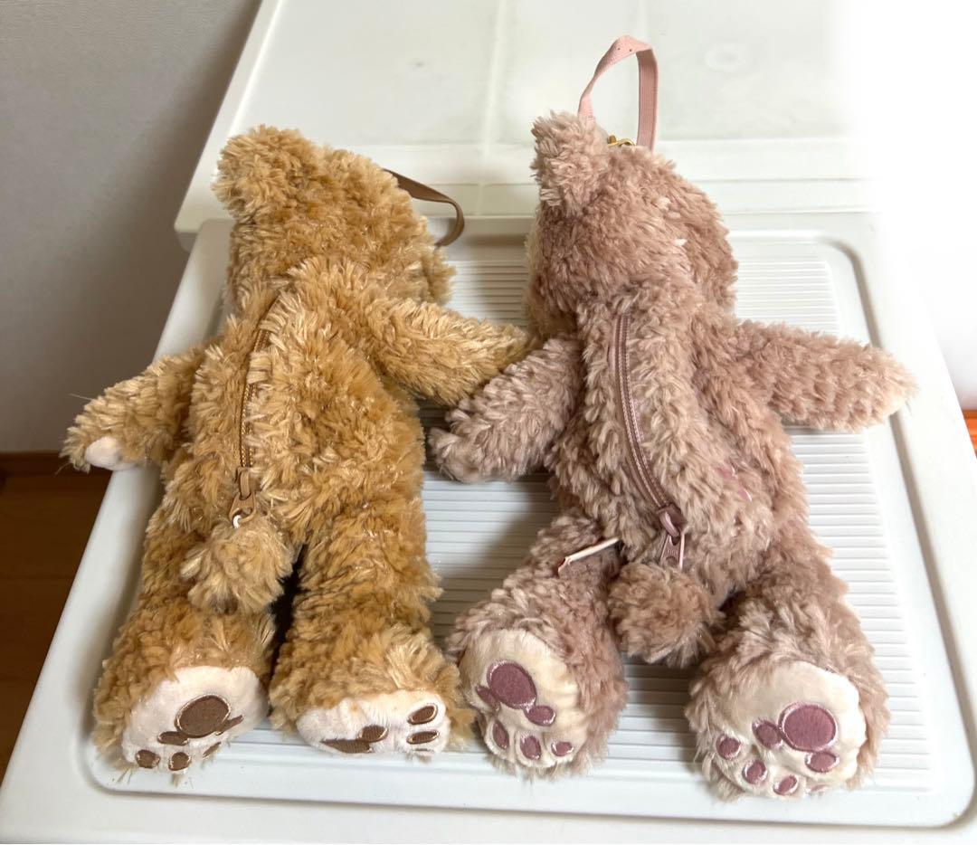 シェリーメイ、ダッフィーのぬいぐるみポーチ、パペット