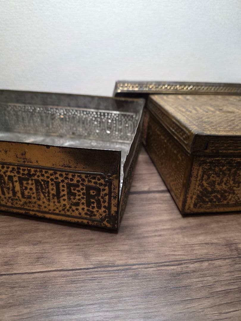 chocolat mentor ショコラムニエ アンティーク フランス 缶 - メルカリ