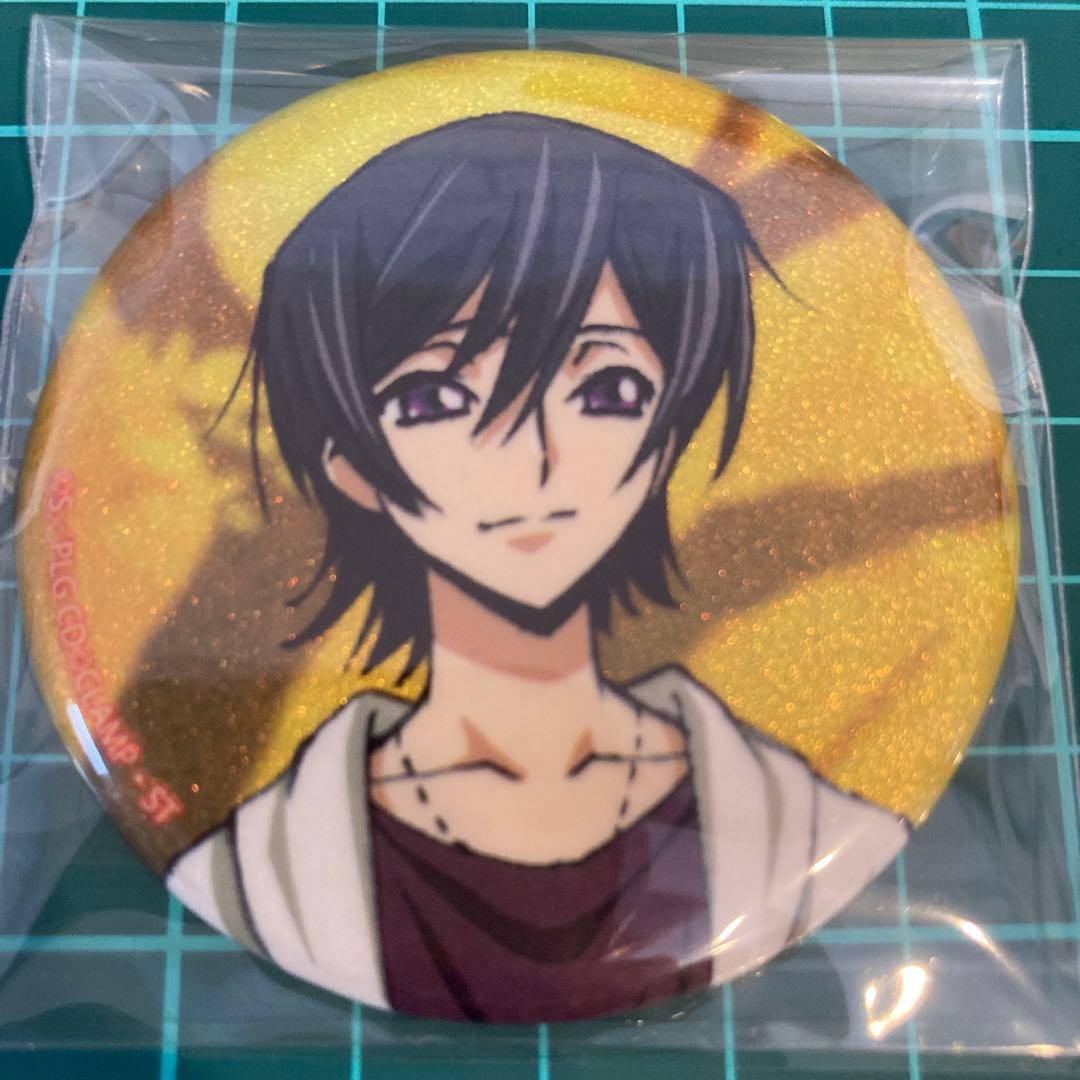 ① コードギアス生徒会報HOPE！ ルルーシュオンリーグリッター缶バッジ