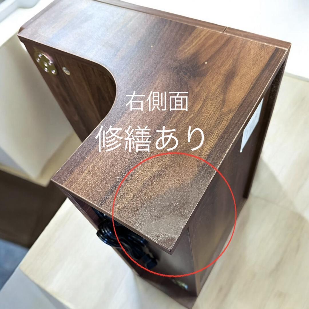 訳あり ドレッサー＆チェアー セット コスメ収納 ミラー付き