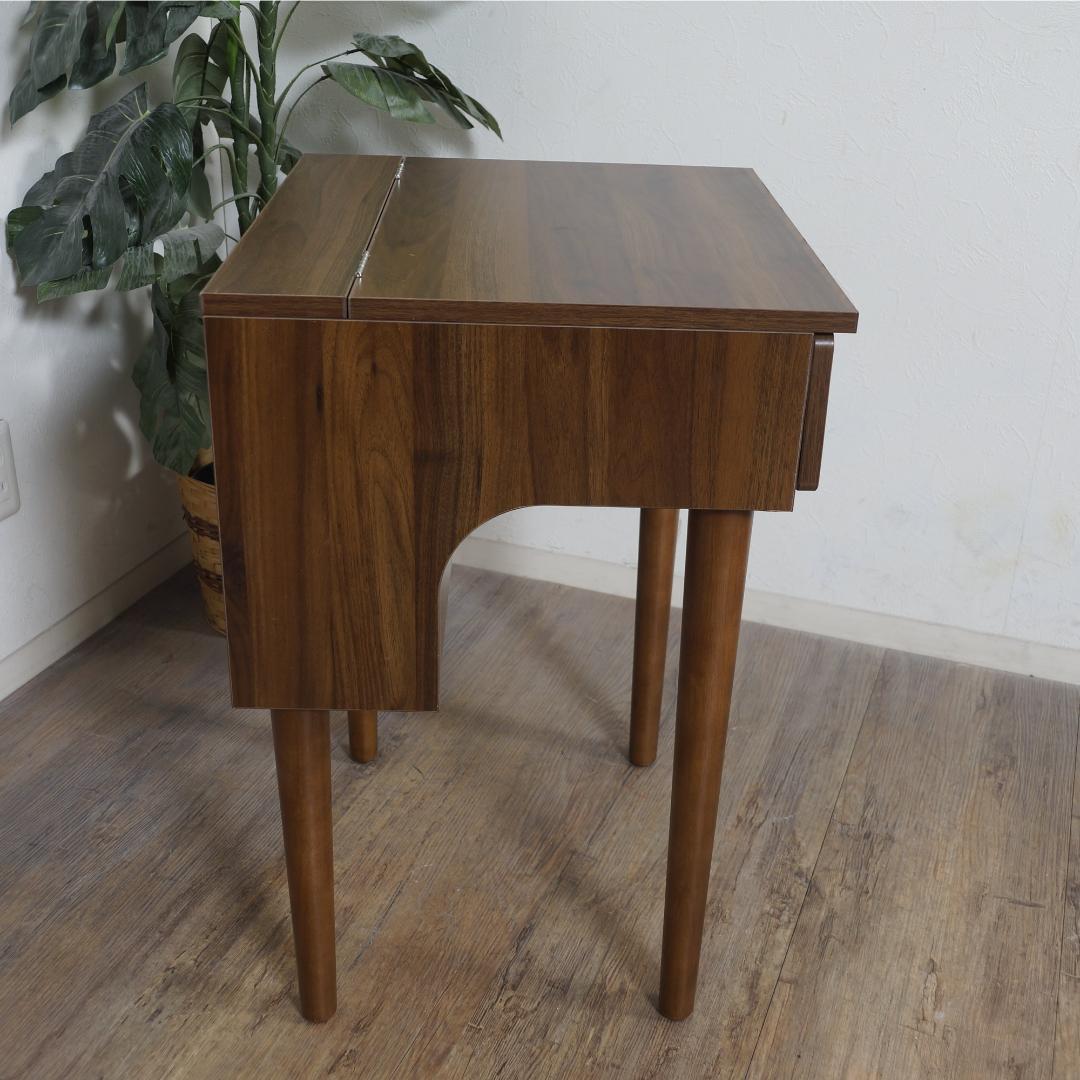 訳あり ドレッサー＆チェアー セット コスメ収納 ミラー付き