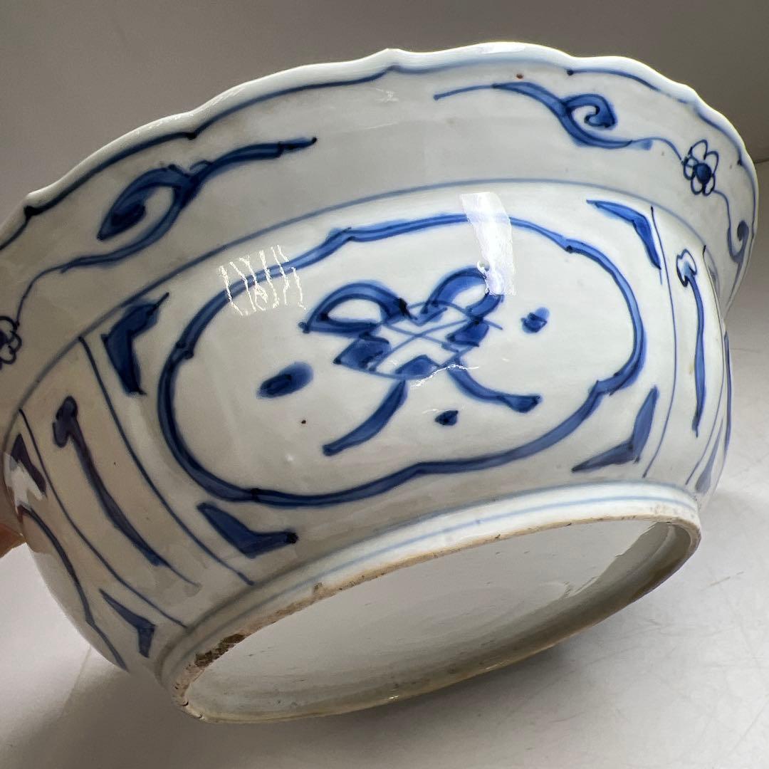 古玩南紀男山焼交趾唐草文花入古箱入 古玩 南紀男山焼