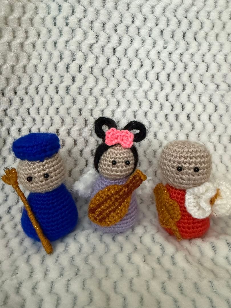 カラフル あみぐるみ人形 7体セット - メルカリ