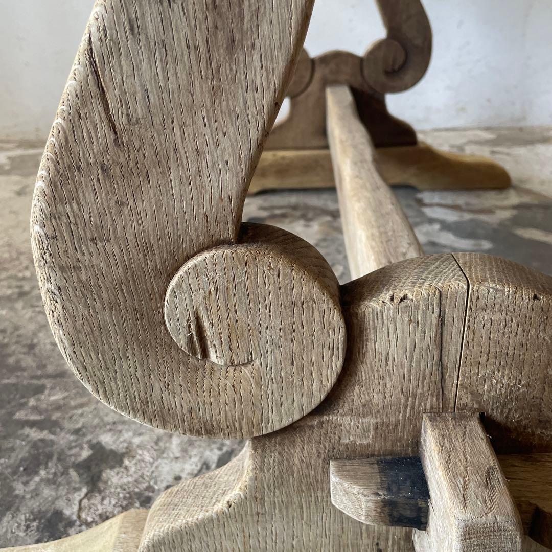 ビンテージ　ダイニングテーブル　 剥離