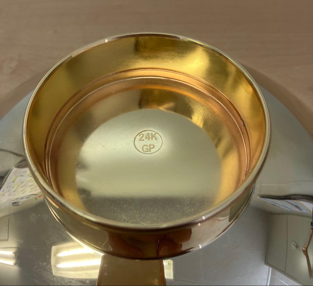 純金24K】金杯 8個セット 総量910g 金量 約9.1g 純金24K】金杯