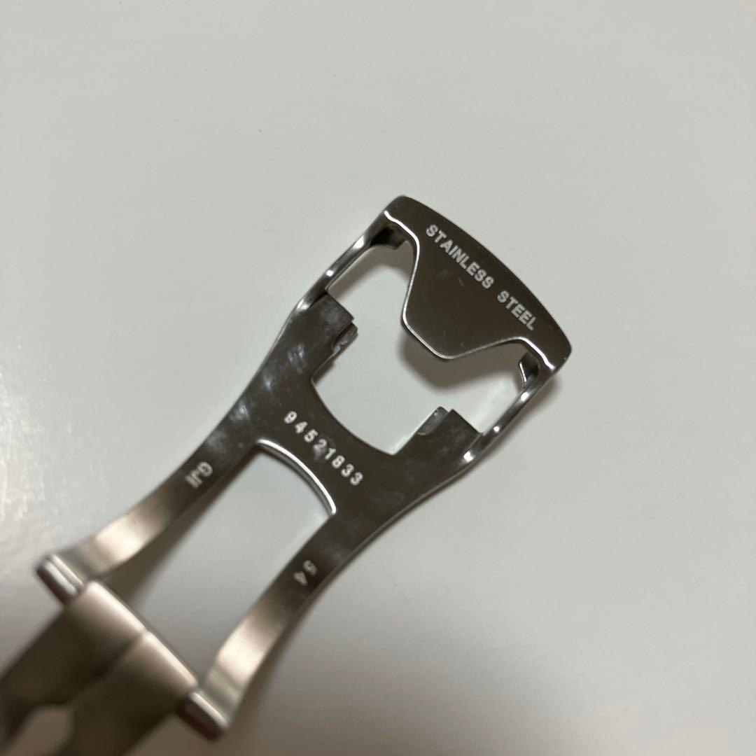 OMEGA ブラック ラバーベルト バックル 20mm オメガ