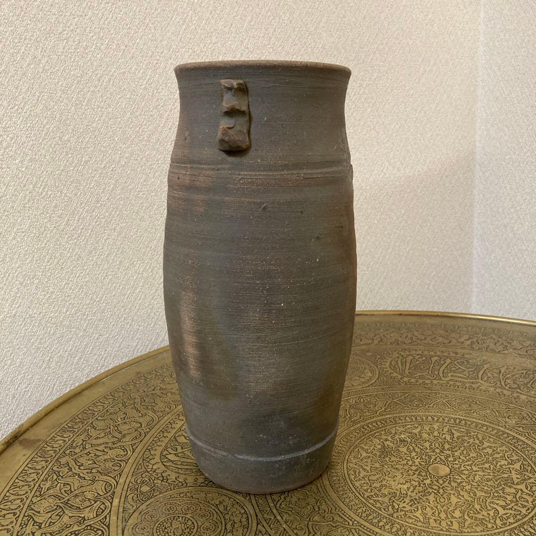 古備前　古花瓶　花生