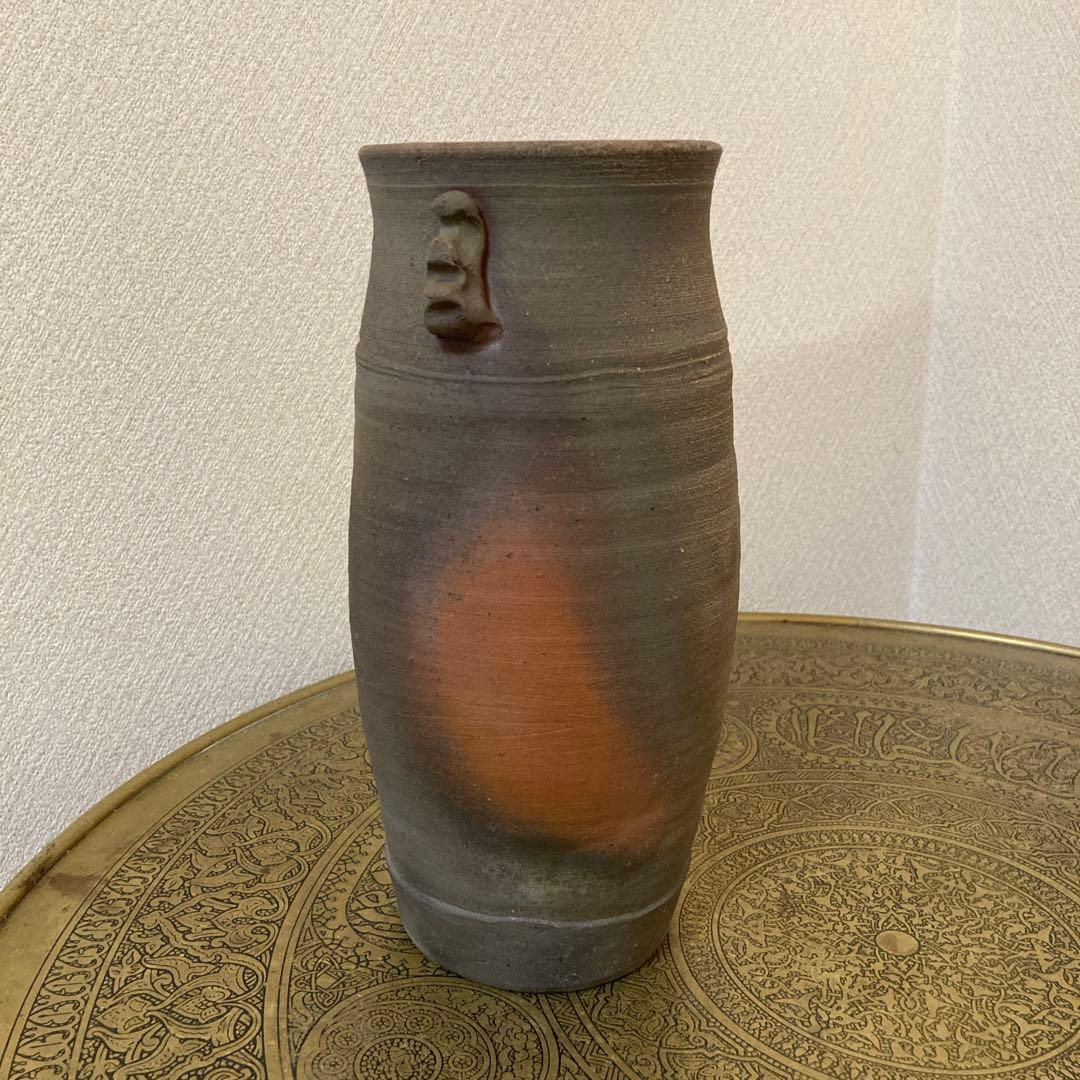 古備前　古花瓶　花生