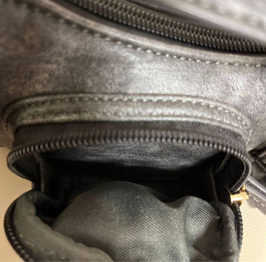 Darich ダーリッチ　DDレザーハンドルバッグ　BLK ブラック