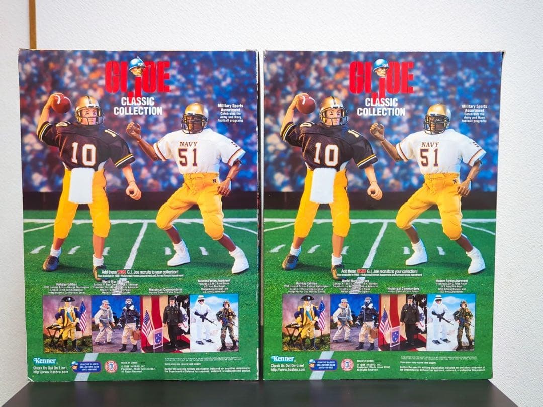 ★絶版！2体セット☆1/6 GIジョー NAVYアメフト 12インチKenner