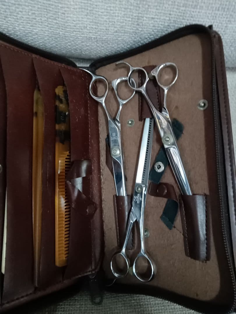 美容カットハサミ 仕上げ スキニング ケースセット