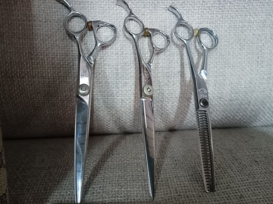 美容カットハサミ 仕上げ スキニング ケースセット