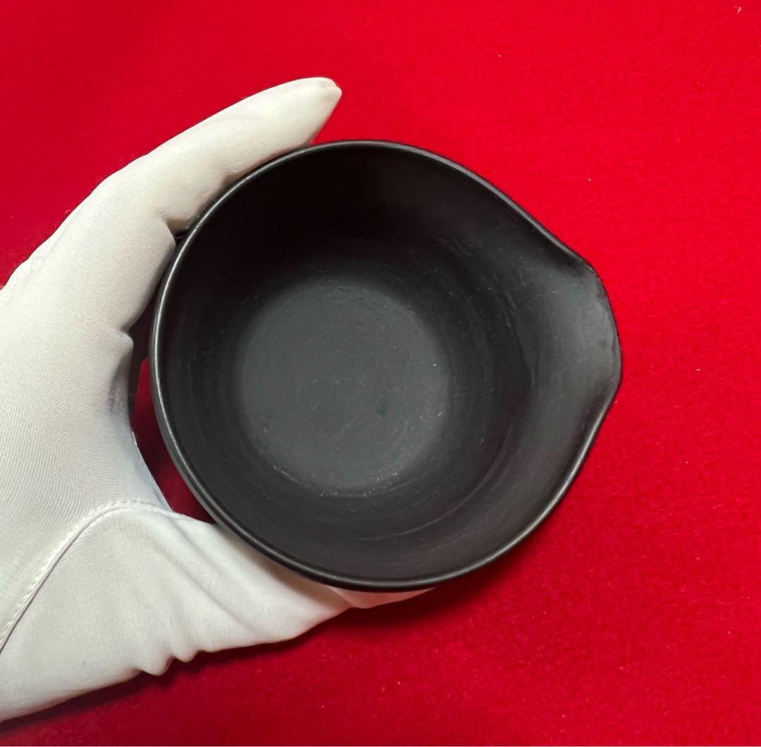 煎茶器揃 萬古焼 黒泥焼 煎茶器セット 慎旭造 茶道具 急須