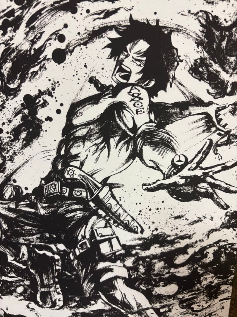 一番くじ ワンピース 匠ノ系譜 トリプルチャンスキャンペーン 墨式 掛軸 エース