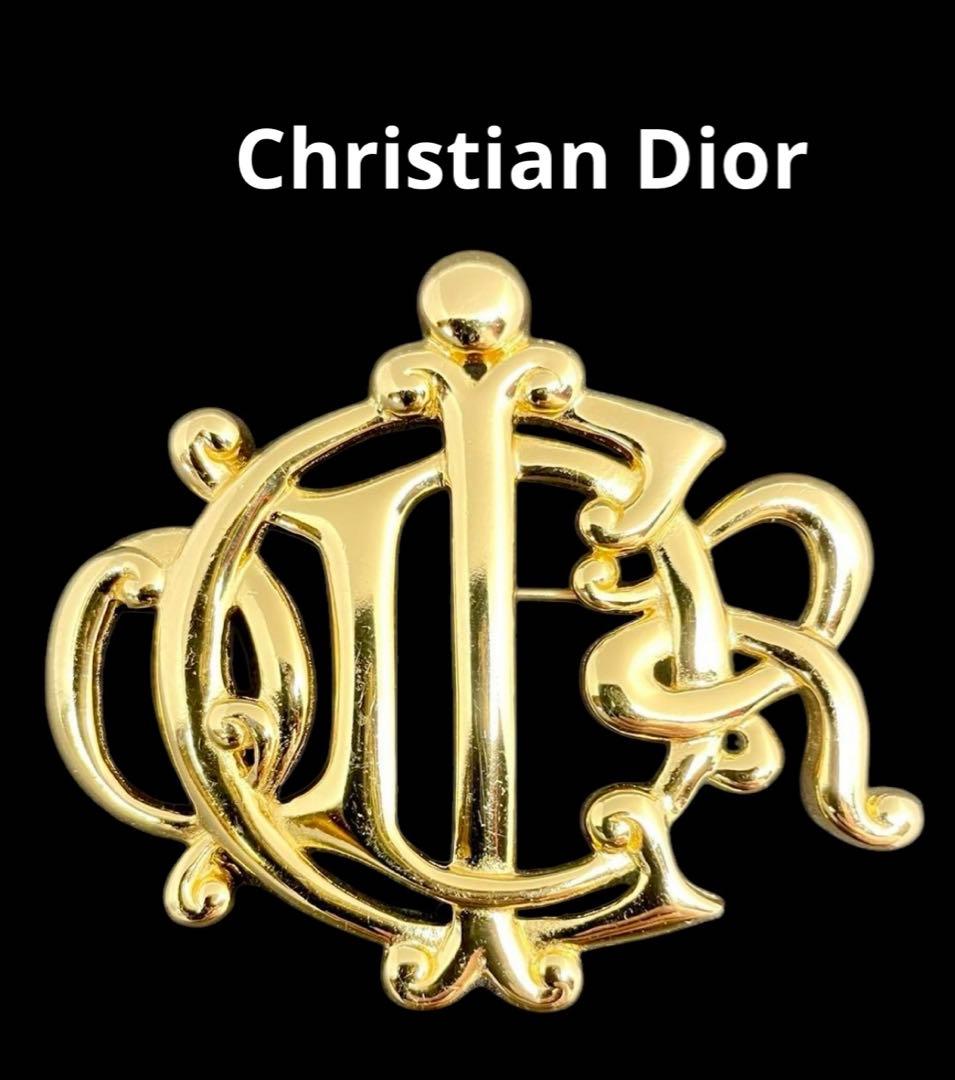 Christian Dior ディオール ブローチヴィンテージ ゴールド ws8869-1.jpg