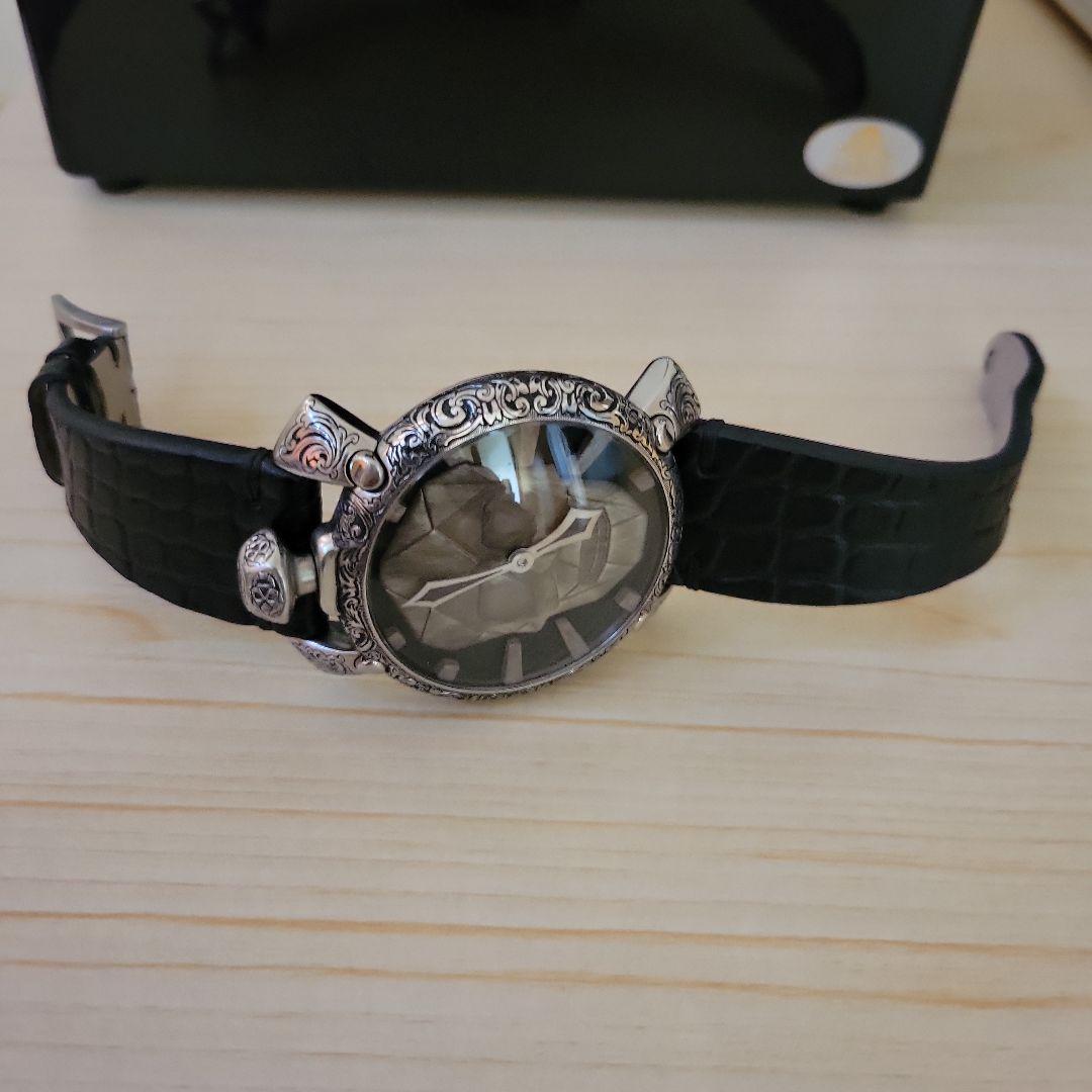 GaGaミラノ スカルデザイン メンズ腕時計 世界300本限定希少品