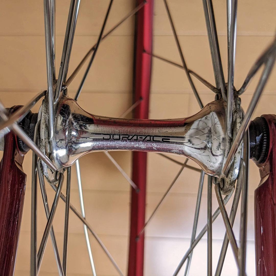 【送料込】ヴィンテージ・クロモリ・ロード Holks 90's／輪行ハードケース