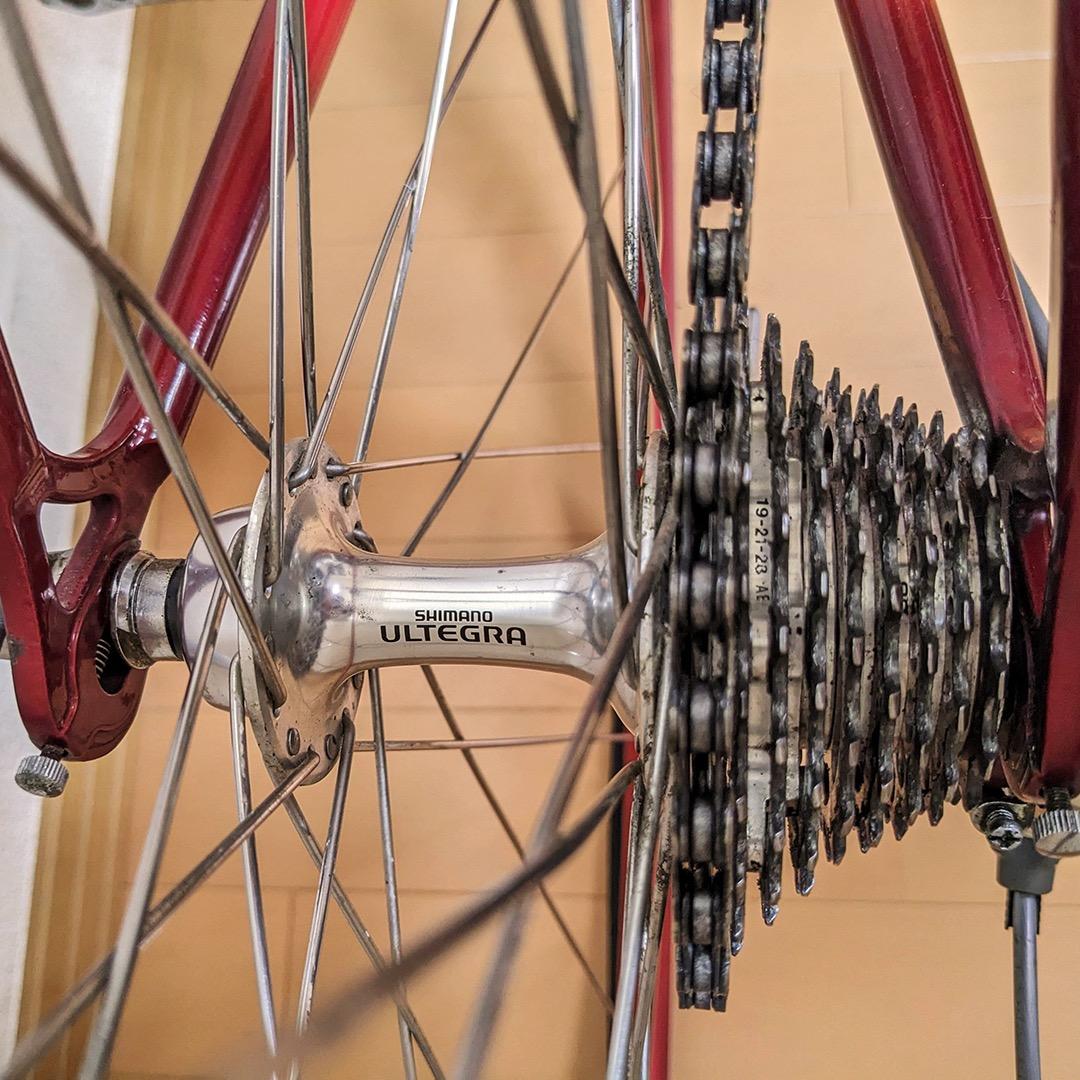 【送料込】ヴィンテージ・クロモリ・ロード Holks 90's／輪行ハードケース