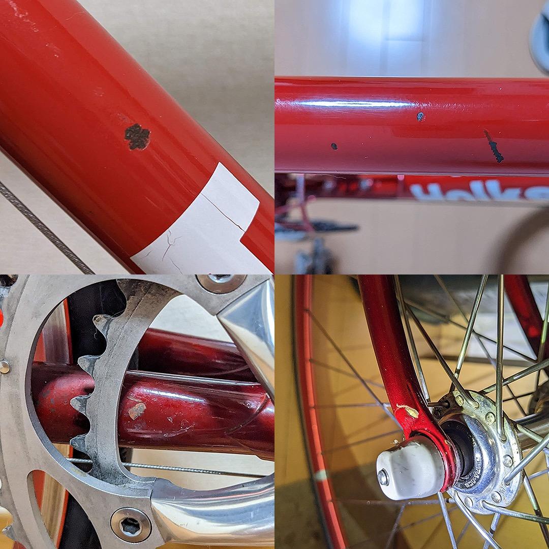 【送料込】ヴィンテージ・クロモリ・ロード Holks 90's／輪行ハードケース