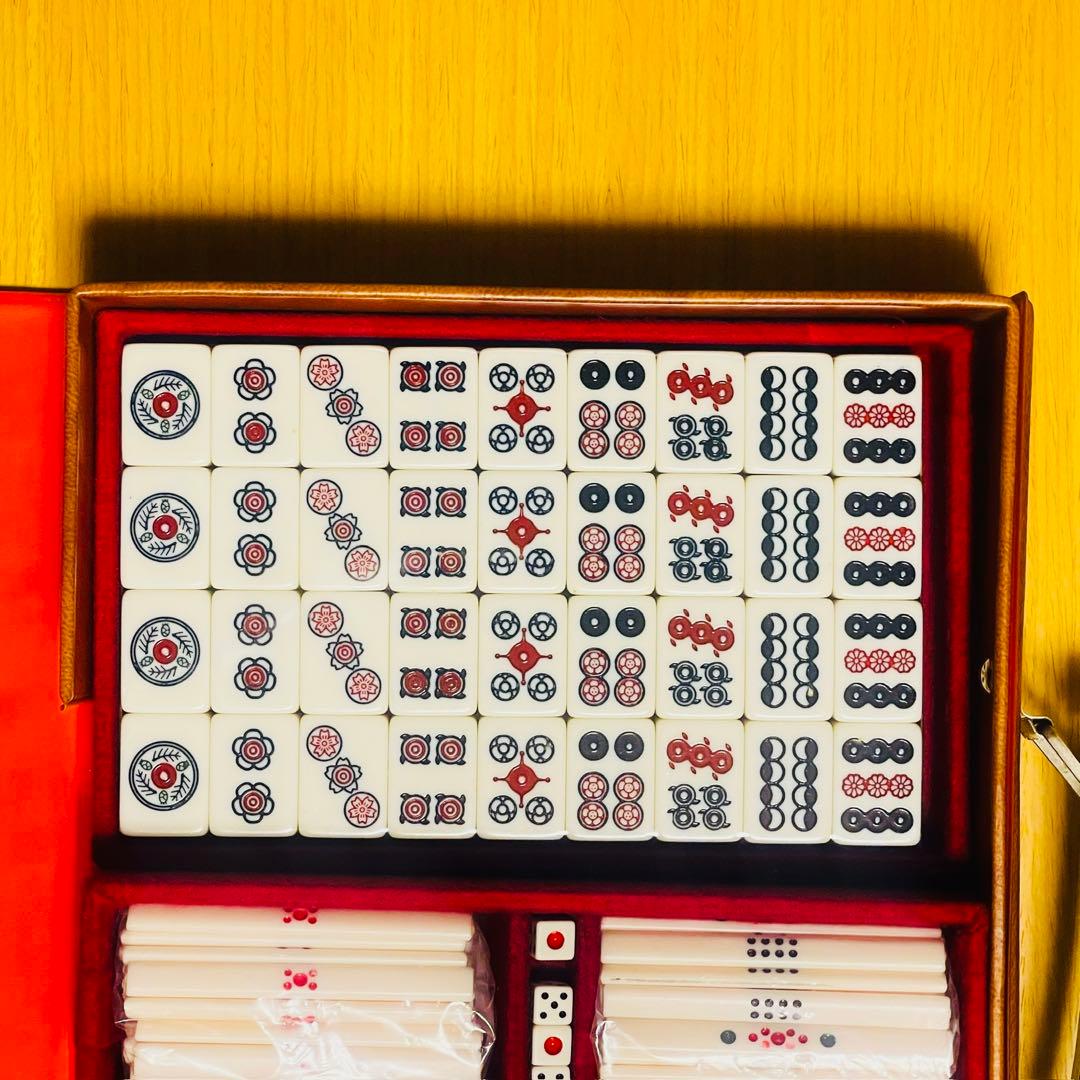 麻雀牌 新品 未使用 麻雀セット ほぼ未使用 麻雀牌の通販 by 青