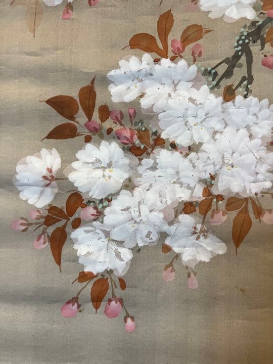 日本画家　杉山苔径 大正時期花鳥画美術品　古美術　骨董　江戸　　日本骨董　美術品