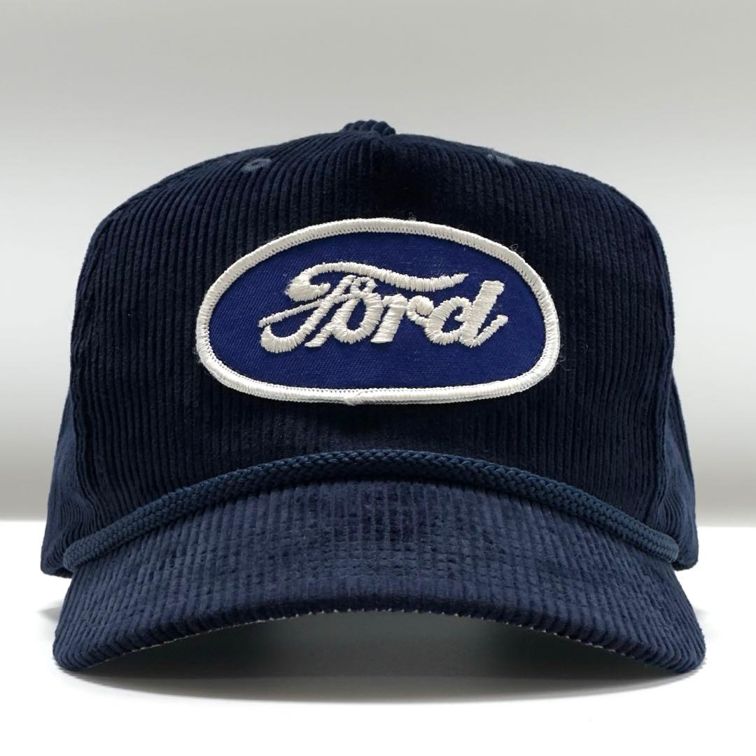 ビンテージ】コーデュロイトラッカーキャップ 70s ford ヴィンテージ