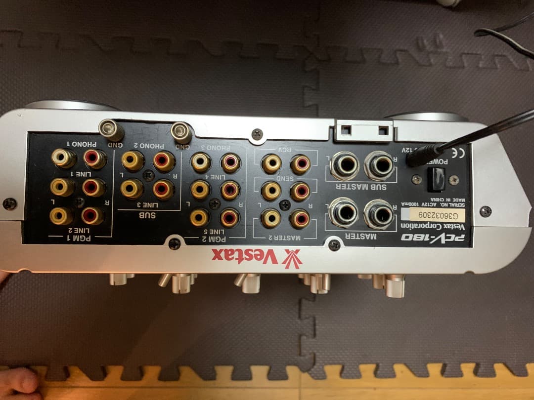 VESTAX DJミキサー pcv-180 動作確認済